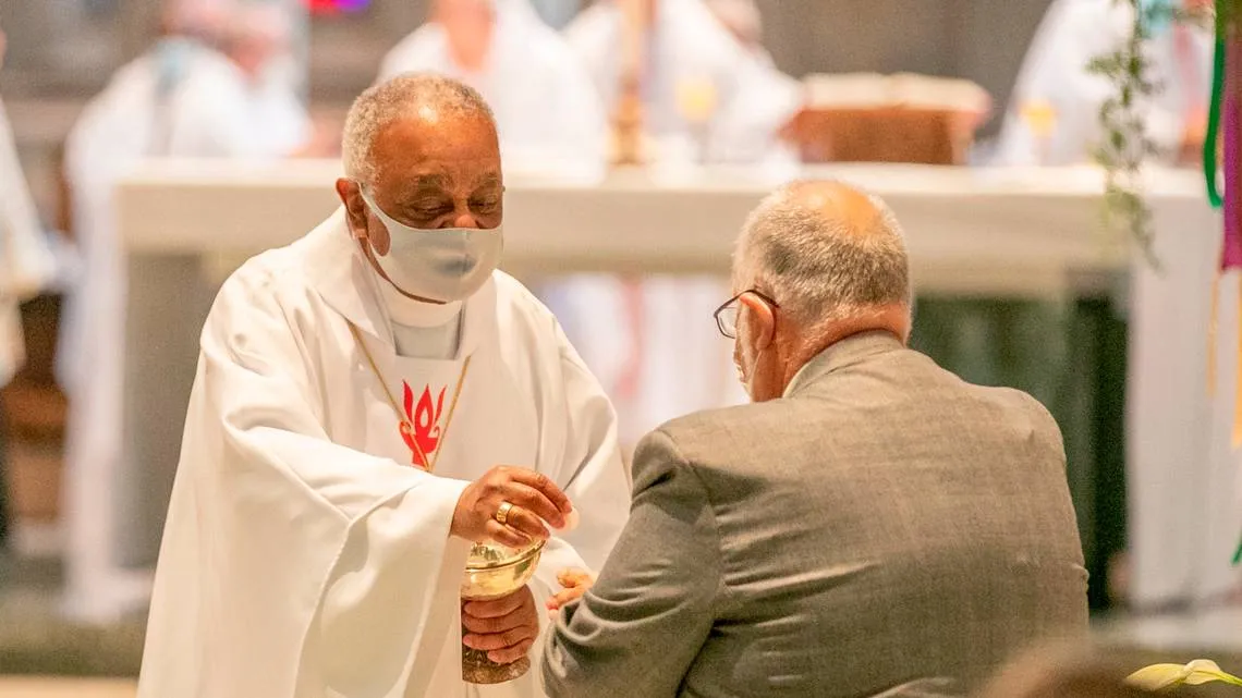 'I’m not going to veer from that': Cardinal-elect Gregory, like predecessor, will not deny Biden the Eucharist