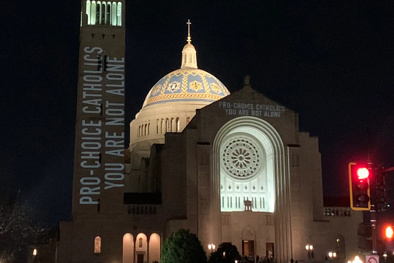 'The true voice of the Church was only to be found within the basilica': Cardinal Wilton Gregory rebukes pro-choice Catholics' shocking protest