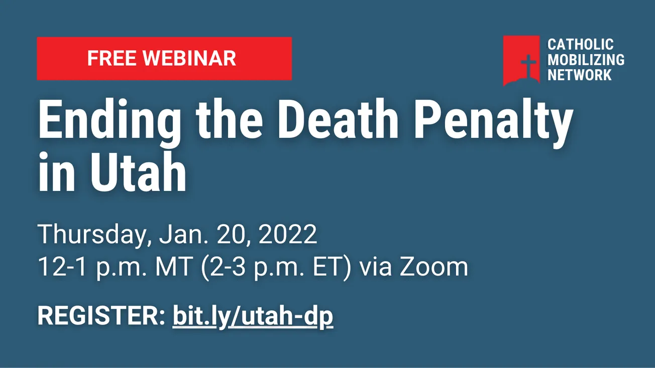 Catholic Mobilizing Network hosting death penalty webinar on Thursday