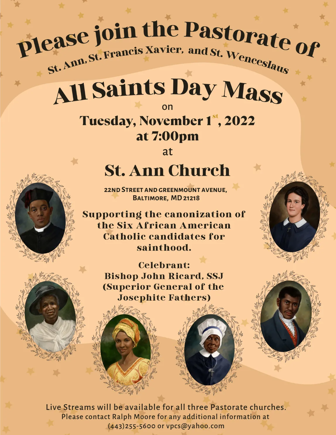 All Saints' Day Mass in Baltimore to highlight Black American saints-to-be
