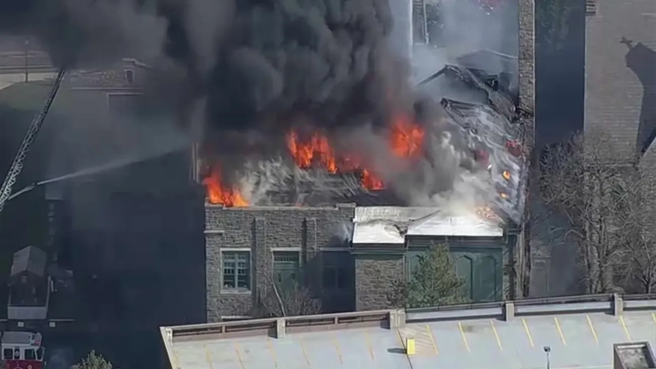 'God will give you strength': Phila. archbishop reacts to fire that destroyed Catholic school on Tuesday