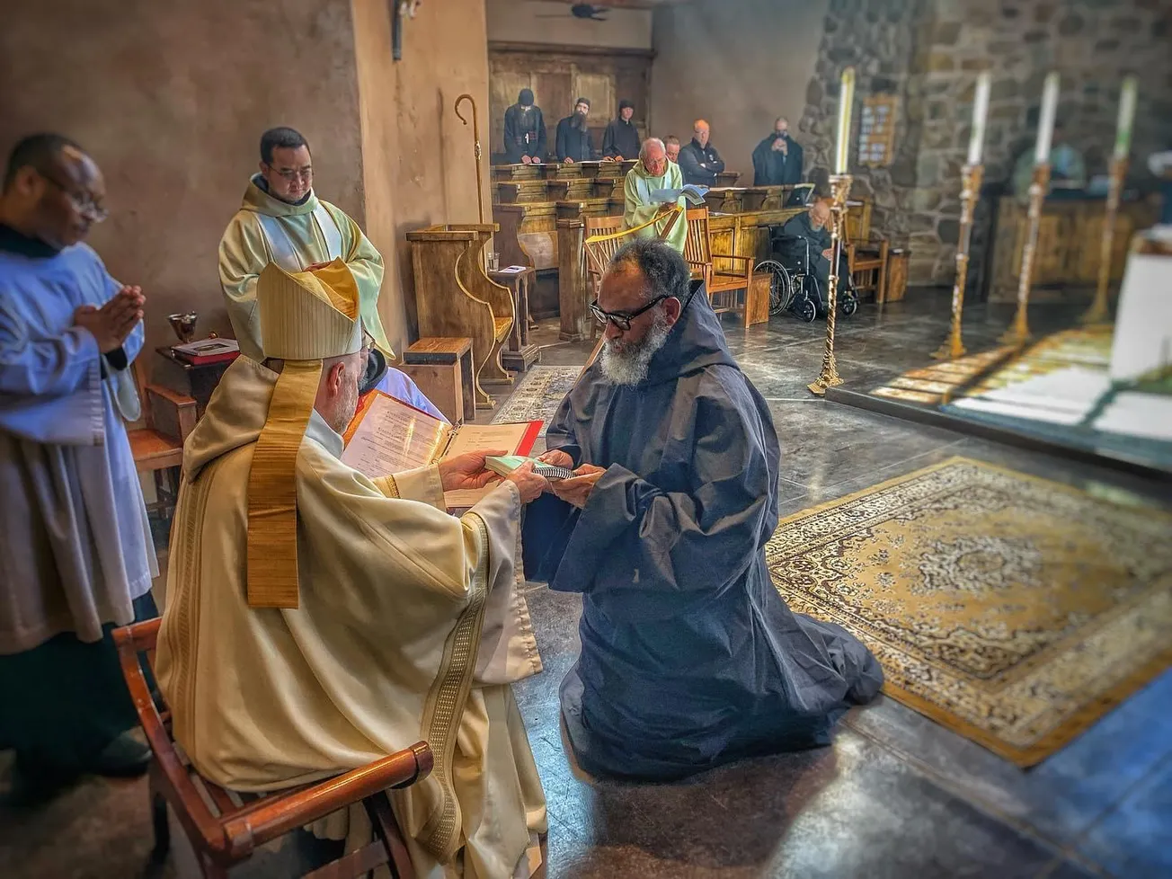 Black Catholic monk makes final vows in New Mexico