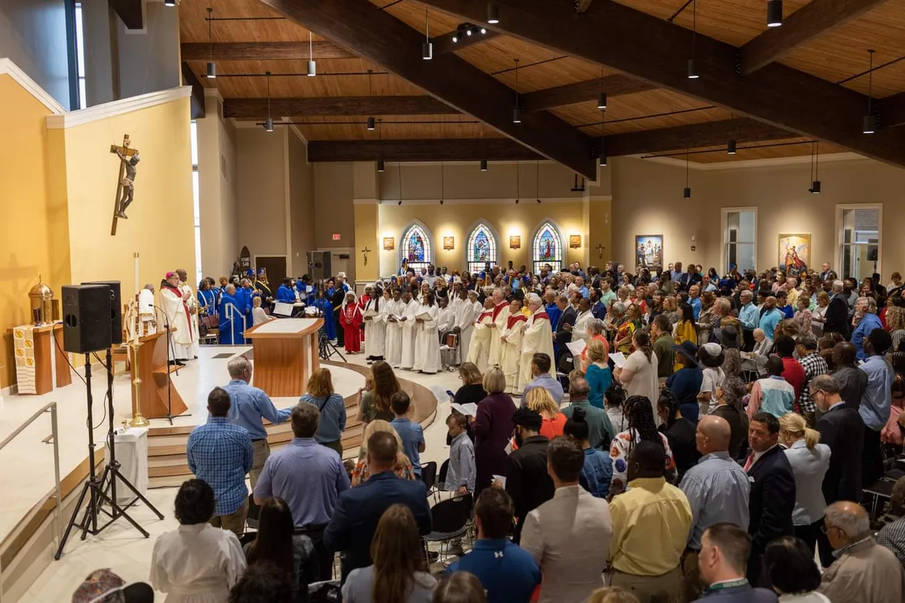 First Mass celebrated at Lexington's St. Peter Claver Catholic Church in new building