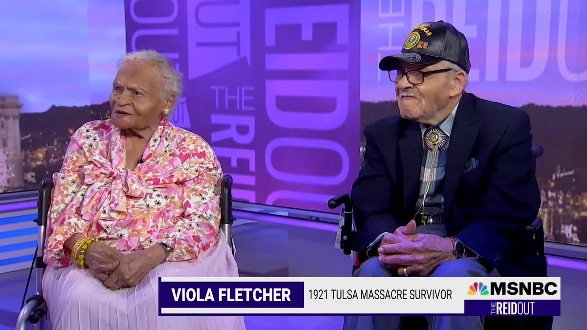 Tulsa Race Massacre survivors appear on MSNBC ahead of reparations court hearing on May 10