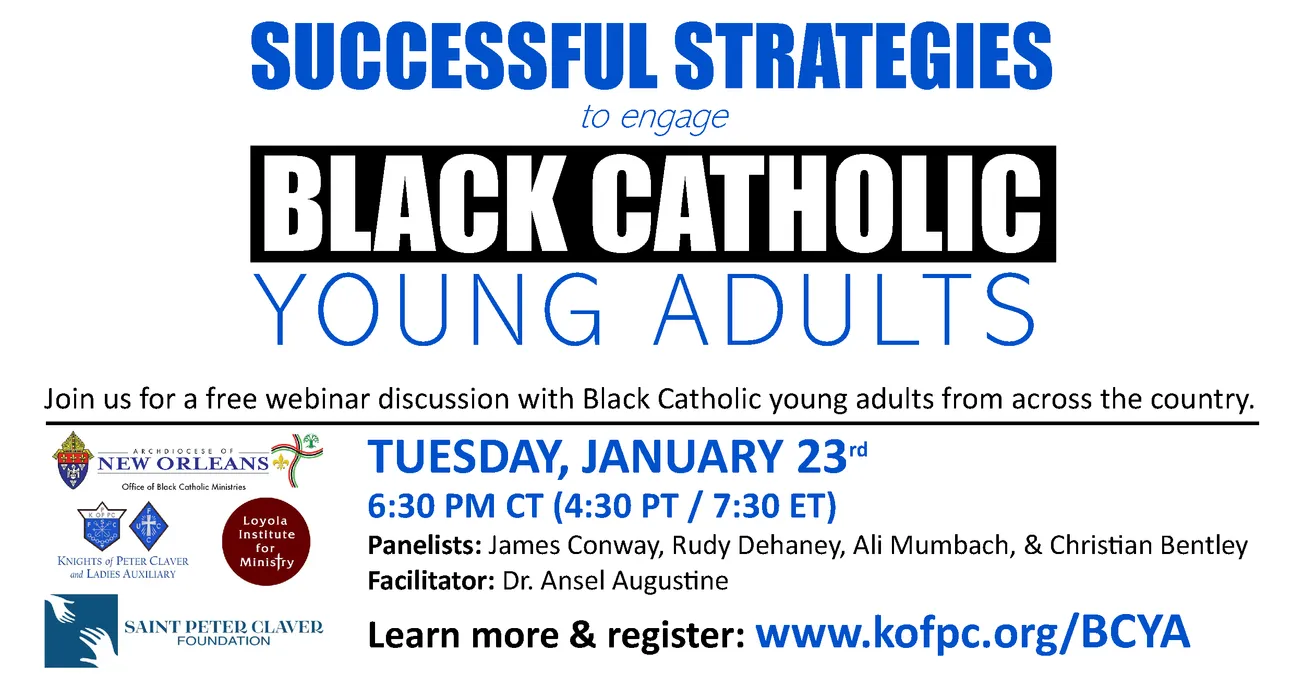 Black Catholic young adults to host webinar as follow-up to national gathering