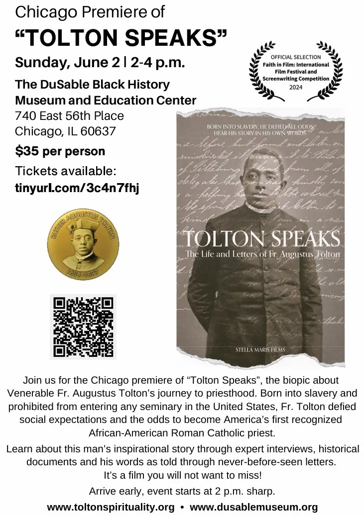 New film on Venerable Augustus Tolton premiering June 2 in Chicago