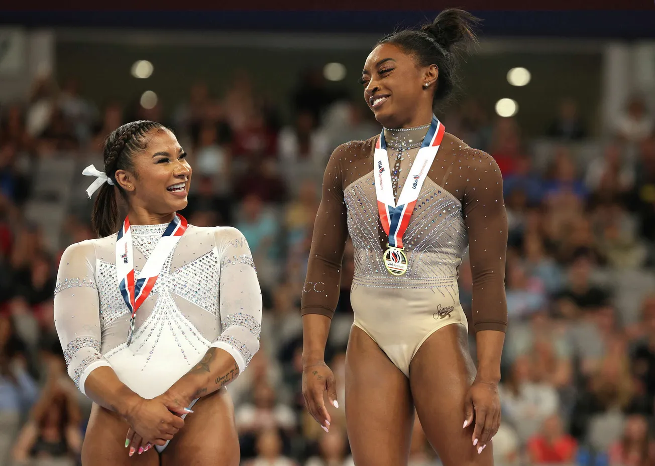 Simone Biles sweeps 2024 national gymnastics championships, wins ninth all-around title